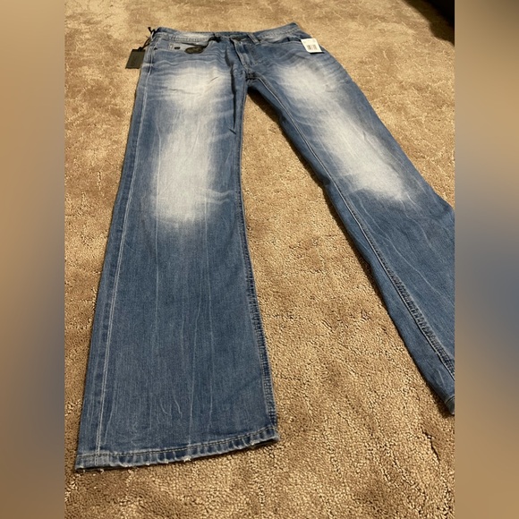 Buffalo David Bitton Jeans Mens Driven-X Indigo Relaxed Straight Stretch 30x32 - Picture 2 of 9